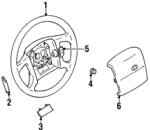 484666P001 - Steering: Cover for INFINITI: I30, Q45 Image