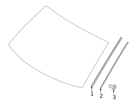 Reveal Moldings for 2022 Porsche Macan #0