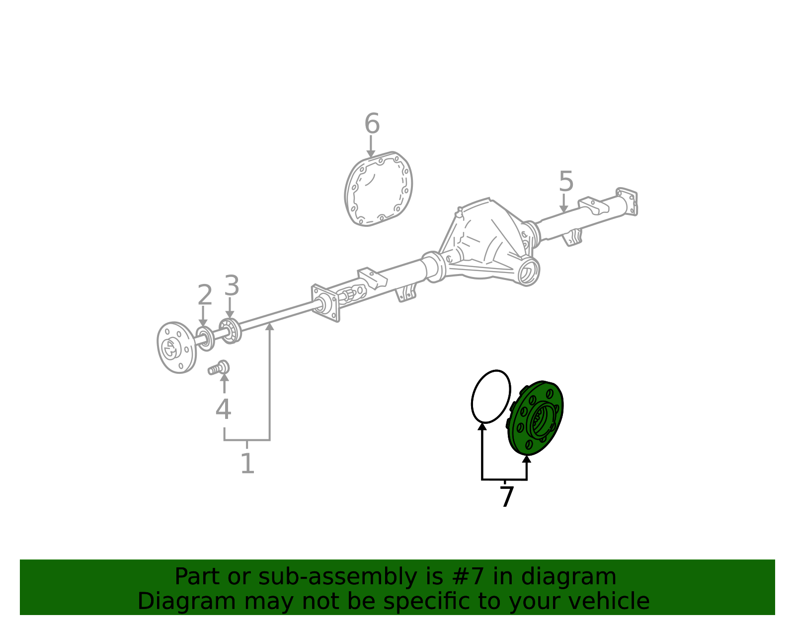 2001-2017 Ford Companion Flange YC3Z-4851-AB | TascaParts.com
