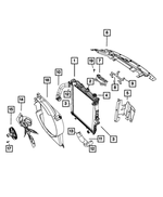 55057081AA - : Cooling Fan for Dodge: Durango Image