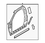 55372406AI - Body: Inner Uniside for Dodge: Ram 1500, Ram 2500, Ram 3500 | Ram: 1500, 1500 Classic, 2500, 3500 Image