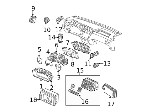 Driver Information Center for 2002 Acura MDX #0