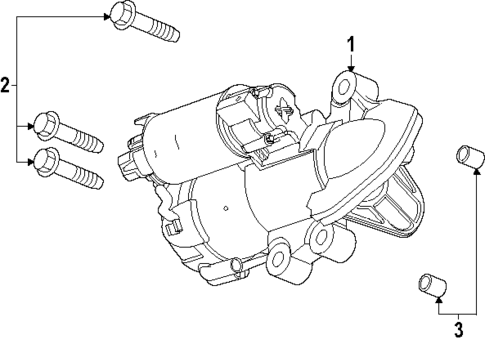 Starter for 2025 Buick Enclave #0