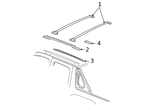 Luggage Carrier for 2002 Chevrolet Avalanche 1500 #0