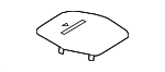 16682003128Q96 - Body: Speaker Cover for Mercedes-Benz Image