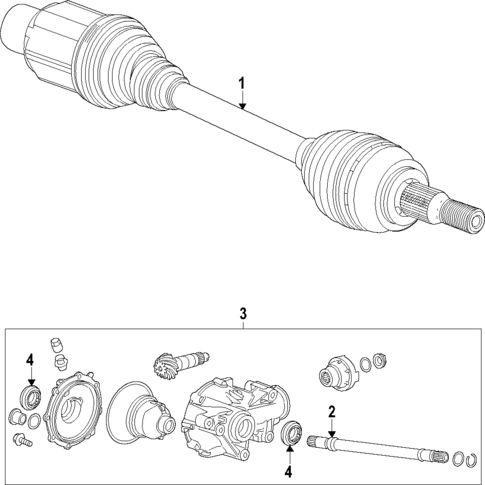 Front Axle for 2020 Cadillac CT5 #0