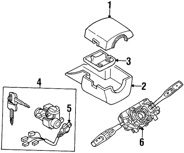 K04M6021296 - : Lower Column Cover for Kia Image