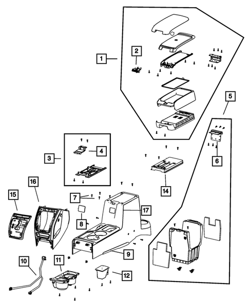 Consoles for 2009 Jeep Patriot #0
