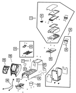 1AG141DVAA - Interior Trim: Power Outlet Plug for Dodge: Caliber | Jeep: Compass, Patriot Image