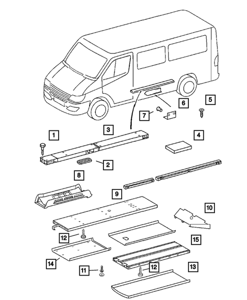 Air Ducts and Outlets for 2004 Dodge Sprinter 2500 #1