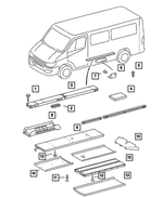 5126093AA - Air Conditioning &amp; Heater: Screw for Dodge: Sprinter 2500, Sprinter 3500 Image