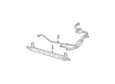 Power Steering Oil Cooler for 2006 Ford Taurus #0