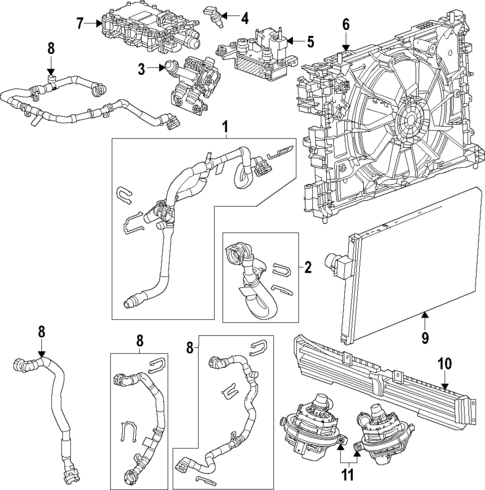 Cooling System for 2024 Acura ZDX #0