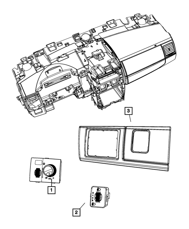 « 4602836AE –  : Réglage De Projecteur Commutateur pour Mopar Image »