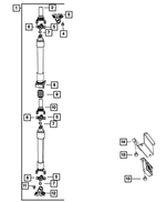52853214AE - Rear Axle; American Axle 292 MM Dual Rear Wheels; Differential and Drive Line: Drive Shaft for Dodge: Ram 3500 | Ram: 3500 Image