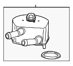 C2S47227 - : Oil Cooler for Jaguar: S-Type Image
