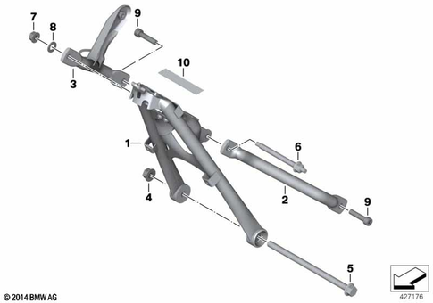Motorcycle Frame for 2005 BMW-Motorrad R 1200 ST #1