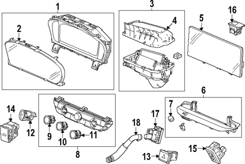 Switches for 2023 Honda Accord #2
