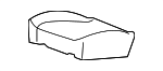 4L2Z7863840AA - Body: Seat Cushion for Ford: Explorer | Mercury: Mountaineer Image
