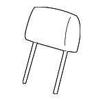 4L2Z78611A08AAD - Body: Headrest for Mercury: Mountaineer Image