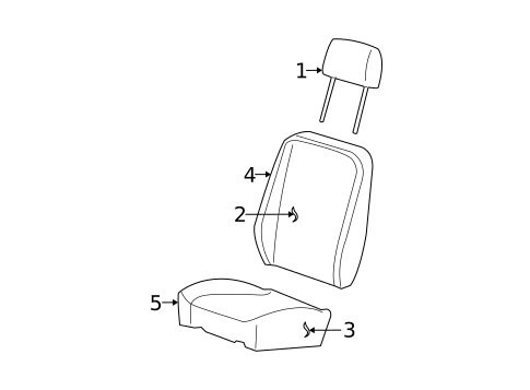 Rear Seat for 2005 Mercury Mountaineer #0