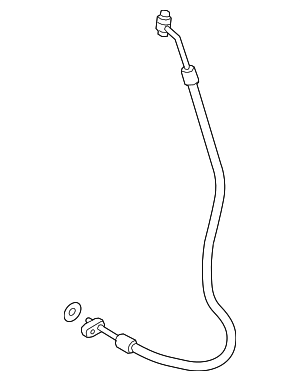 8W0816721BC - HVAC: A/C Refrigerant Discharge Hose for Audi Image
