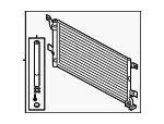 8W0816411AA - HVAC: Condenser for Audi Image