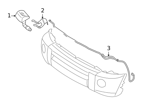 Headlamp Washers/Wipers for 2006 Land Rover LR3 #0