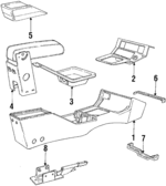 E8FZ58045E24A - Body: Finish Panel for Ford: Escort Image