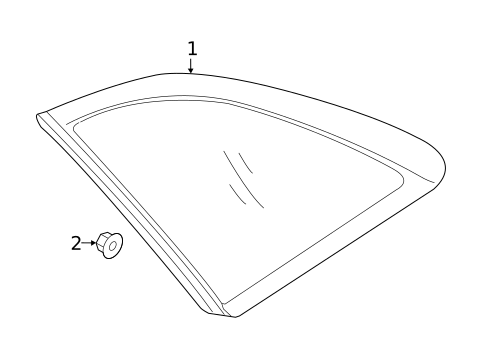 Glass & Hardware for 2018 Kia Niro #0