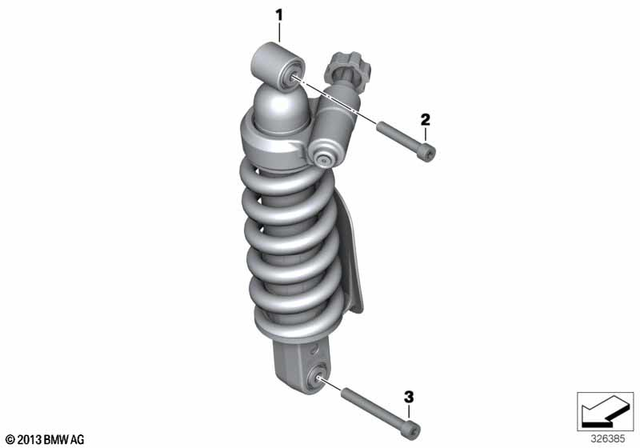 33537692184 - : Isa Screw - M10X1.25X55 for BMW-Motorrad Image
