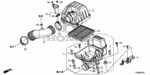 91405PG7003 - Electrical/Exhaust/Heater/Fuel: CLIP, HOSE (D13) for Honda Image