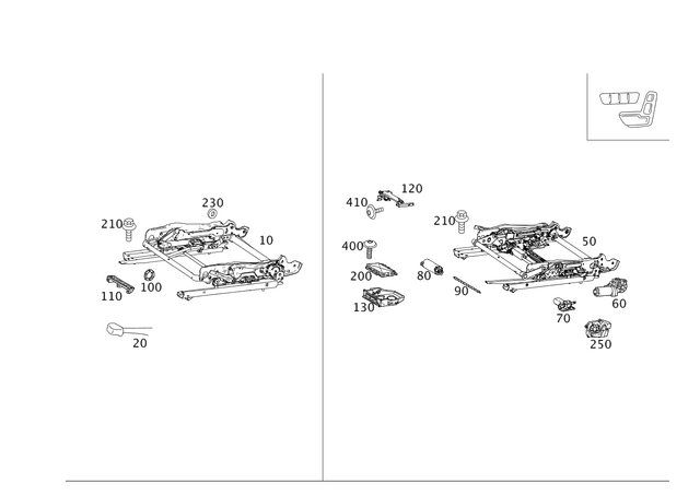 1719190260 - Driver Seat: Handle for Mercedes-Benz: AMG GT, AMG GT Black Series, AMG GT C, AMG GT R, AMG GT S, SLC300, SLC43 AMG, SLK250, SLK280, SLK300, SLK350, SLK55 AMG, SLS AMG Image image