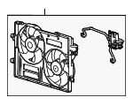 C2S49717 - : Fan Assembly for Jaguar: X-Type Image