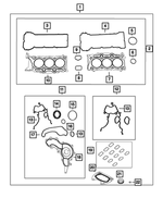 68370039AC - 3.6L Gas; Engine: Engine Gasket Kit for Mopar Image