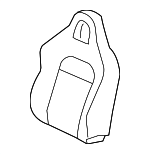 81121S5BA21ZA - : Seat Back Cushion Cover for Honda: Civic Image