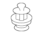 624890E010 - Body: Roof Trim Clip for Toyota Image