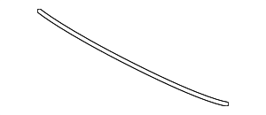 51317184565 - Body: Upper Molding for BMW: 740i, 740Ld xDrive, 740Li, 740Li xDrive, 750i, 750i xDrive, 750Li, 750Li xDrive, 760Li, ActiveHybrid 7 Image