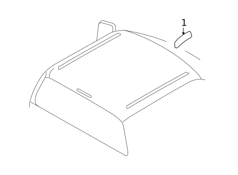 Exterior Trim - Cab for 2008 Ford F-350 Super Duty #1