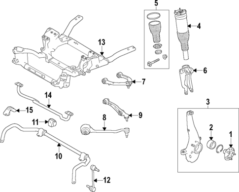 Front Suspension for 2022 Land Rover Defender 90 #1