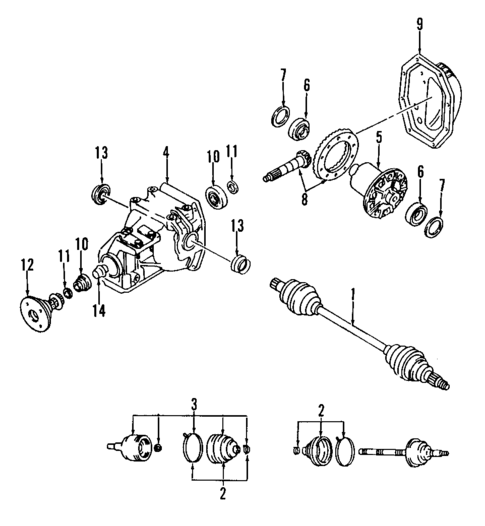 Axle Shafts & Joints for 2008 Mazda MX-5 Miata #0