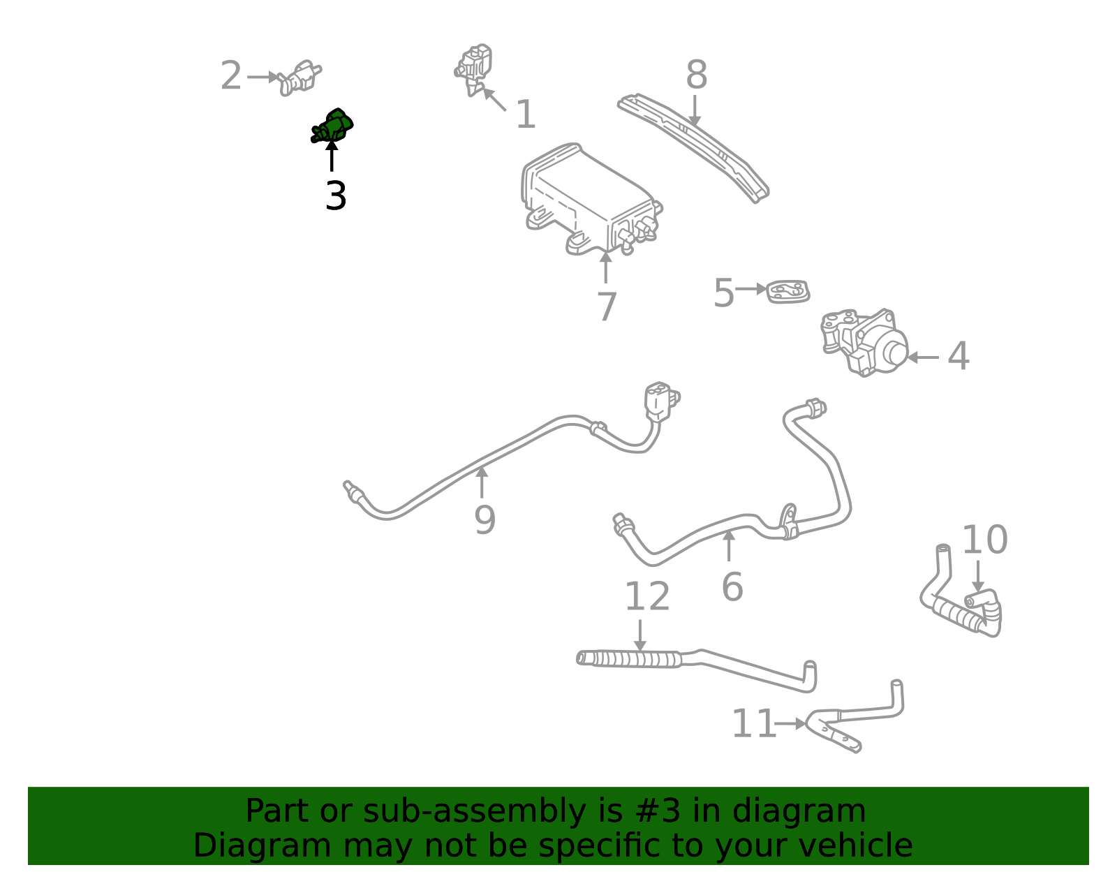ま Z504-18-741A New Vapor Canister Purge Solenoid Valve For Mazda 6