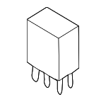 RLY2 - Electrical: Motorcraftâ„¢ Relay for Ford: Edge, Escape, Expedition, Explorer, F-150, F-250 Super Duty, F-350 Super Duty, F-450 Super Duty, Five Hundred, Flex, Fusion, Mustang, Police Interceptor Sedan, Police Interceptor Utility, Police Responder Hybrid, Ranger, Special Service Police Sedan, SSV Plug-In Hybrid, Taurus | Lincoln: MKS, MKT, MKX, MKZ, Navigator, Zephyr | Mercury: Mariner, Milan, Montego Image