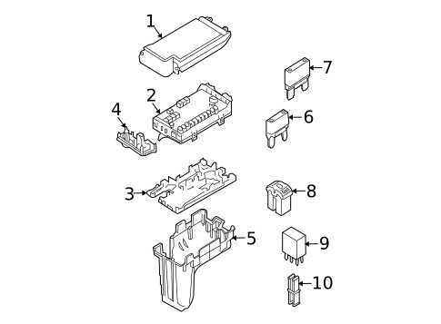 Flasher Units, Fuses, & Circuit Breakers for 2007 Ford Edge #0