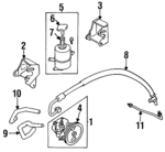 MB844181 - Steering: Power Steering Pump for Dodge: Colt Image