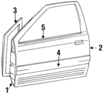 H010061Y30 - Body: Door Shell for Nissan Image