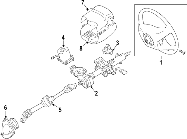 4510006P60C2 - : Steering Wheel for Toyota Image