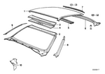 41231963142 - Bodywork: Roof Bow for BMW Image