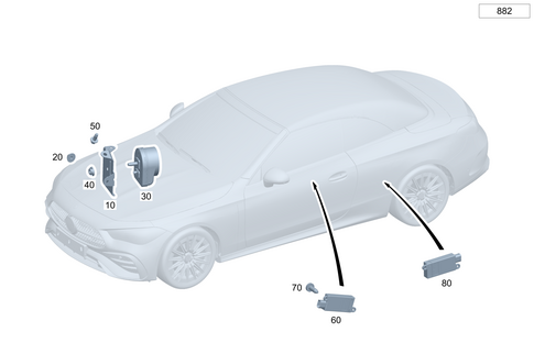 Anti-Theft Alarm System for 2024 Mercedes-Benz CLE53 AMG #0
