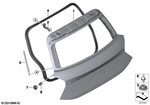 41007320547 - Bodywork: Left Trunk Lid Hinge for Mini Image